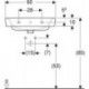 Lavabo Geberit RENOVA PLAN avec trou pour robinet avec trop-plein 600x480mm blanc