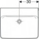 Geberit Waschtisch RENOVA PLAN o HL ohne Überlauf 600x480mm weiß KT