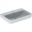 Lavabo Geberit RENOVA PLAN avec trou pour robinetterie avec trop-plein 700x480mm blanc