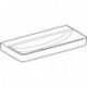 Geberit Waschtisch RENOVA PLAN o HL ohne Überlauf 1000x480mm weiß KT