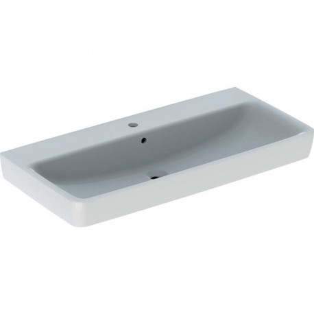 Geberit Aufsatzwaschtisch RENOVA PLAN m HL mit Überlauf 1000x480mm weiß KT