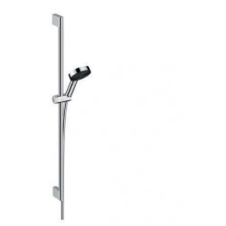 Pommeau de douche avec tuyau 900mm et support réglable avec 3 types de jets Relaxation Chromé hansgrohe Pulsify Select S