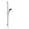Pommeau de douche avec tuyau 900mm et support réglable avec 3 types de jets Relaxation Chromé hansgrohe Pulsify Select S