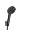 Ensemble de douche HG PULSIFY SELECT 105 3jet Flexible de douche détente. 1,25 m noir mat