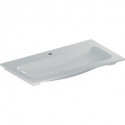 GE iCon Light Möbelwaschtisch 90x48cm mit Hahnloch. ohne Überlauf. weiß