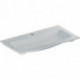 GE iCon Light Möbelwaschtisch 90x48cm mit Hahnloch. ohne Ül.. weiß. KeraTect