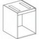 GE Korpus für VariForm US mit 2 Schubl. für AS-WT. 45x55.2cm Eiche