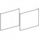 GE Schubladenfront Set. Eiche für Renova Plan WTU. zu WT B:130cm