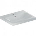 Geberit Aufsatzwaschtisch iCon Light 600x480mm m HL mit Überlauf weiß KT