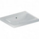 Geberit Aufsatzwaschtisch iCon Light 600x480mm o Hahnloch mit Überlauf weiß