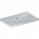Geberit Aufsatzwaschtisch iCon Light 750x480mm o Hahnloch mit Überlauf weiß