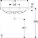 Geberit Aufsatzwaschtisch iCon Light 750x480mm o HL ohne Überlauf weiß KT