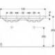 Geberit Doppelwaschtisch iCon Light 1200x480mm o HL ohne Überlauf weiß KT