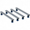 Geberit Duschwannenfuß-Set f Steinharz ab 1400mm 625mm H 90-210mm