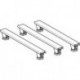 Geberit Duschwannenfuß-Set f Steinharz-Modelle 700mm Höhe 90-210mm