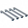 Geberit Duschwannenfuß-Set f Steinharz ab 1400mm 700mm H 60-120 mm