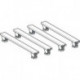 Geberit Duschwannenfuß-Set f Steinharz ab 1400mm 700mm H 90-210mm