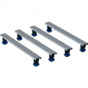Geberit Duschwannenfuß-Set f Steinharz ab 1400mm 80cm H 90-210mm