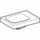 Geberit Handwaschbecken iCon Light 380x280mm o ÜL ohne Hahnloch rechts weiß