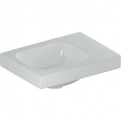 Geberit Handwaschbecken iCon Light 380x280mm o ÜL o Hahnloch rechts weiß KT