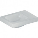 Geberit Handwaschbecken iCon Light 380x280mm o ÜL o Hahnloch rechts weiß KT