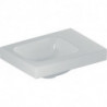 Geberit Handwaschbecken iCon Light 380x280mm o ÜL o Hahnloch rechts weiß KT