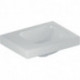 Geberit Handwaschbecken iCon Light 380x280mm o ÜL o Hahnloch links weiß KT