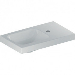Geberit Handwaschbecken iCon Light 530x310mm m Abl. o ÜL m HL re weiß KT
