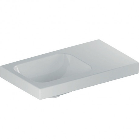 Geberit Handwaschbecken iCon Light 530x310mm m Abl. o ÜL o HL rechts weiß