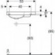 Geberit Handwaschbecken iCon Light 530x310mm m Abl. o ÜL o HL rechts weiß