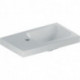 Geberit Handwaschbecken iCon Light 530x310mm m Abl. o ÜL m HL links weiß