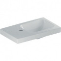 Geberit Handwaschbecken iCon Light 530x310mm m Abl. o ÜL m HL links weiß