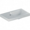 Geberit Handwaschbecken iCon Light 530x310mm m Abl. o ÜL m HL links weiß
