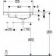 Geberit Handwaschbecken iCon Light 530x310mm m Abl. o ÜL m HL links weiß KT