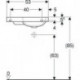 Geberit Handwaschbecken iCon Light 530x310mm m Abl. o ÜL o HL links weiß KT