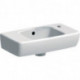 Geberit Handwaschbecken RENOVA COMPACT 450x250mm m ÜL Abl. li HL rechts weiß KT