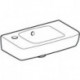 Geberit Handwaschbecken RENOVA COMPACT 450x250mm m ÜL Abl. re HL links weiß KT