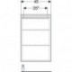 Geberit Hängeschrank iCon 450x700x150mm m 1 Tür sandgrau hochglanz