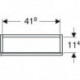 Geberit Hängeschrank iCon 450x467x150mm m 1 Tür we matt/Griff we m