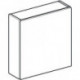 Geberit Hängeschrank iCon 450x467x150mm m 1 Tür NB hickory/Griff L