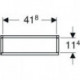 Geberit Hochschrank iCon 450x1800x150mm m 1 Tür we matt/Griff we