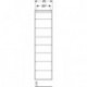 Geberit Hochschrank iCon 450x1800x150mm m 1 Tür Lav matt/Griff La