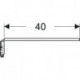 Geberit Lichtleiste VariForm f Schublade links und rechts Länge 400mm