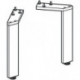Geberit Möbelfuß SMYLE Square 2 Stück. verchromt Höhe 217mm