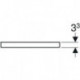 Geberit Möbelgriff iCon 367x19x33mm verchromt