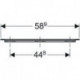 Geberit Möbelgriff iCon 589x19x33mm weiß matt