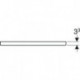 Geberit Möbelgriff iCon 589x19x33mm sandgrau matt