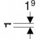 Geberit Möbelgriff iCon 737x19x33mm weiß matt
