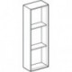 Geberit Regal iCon 225x700x132mm lava matt
