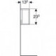 Geberit Regal iCon 225x233x132mm sandgrau hochglanz
